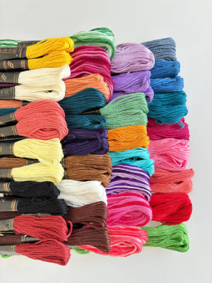 Набор мулине №3 Bestex, хлопок, пасма (60 шт. х 8 м)