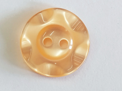 Пуговица Hemline "Basic" d = 18 мм оранжевый (4шт/уп)