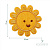 Термоаппликация LA528 Yellow (желтый) 60 х 60 mm.