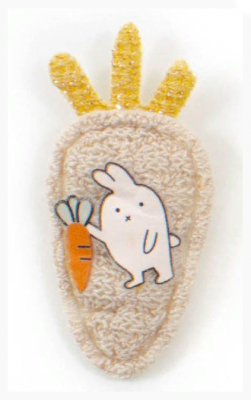 Украшение тескстильное LA333 Beige 20 х 40 мм 5 шт