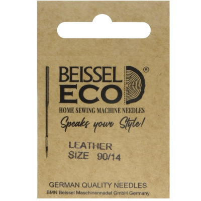Иглы д/бытовых швейных машин для кожи (Leather),5 шт, № 90, 130-705 H-LL/крафт, BEISSEL