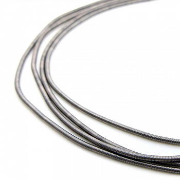 Канитель мягкая, гладкая KAN/MK1.3-15 матовая, графит