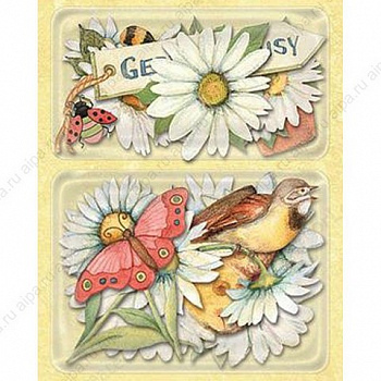 Стикеры "Весенние ромашки"