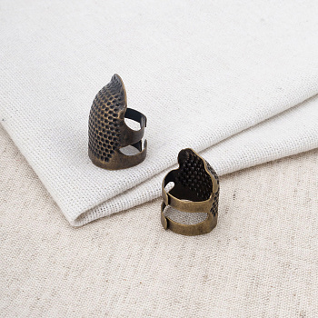 Набор регулируемых наперстков, размеры: S и M, металл, 2шт/упак, Hobby&Pro