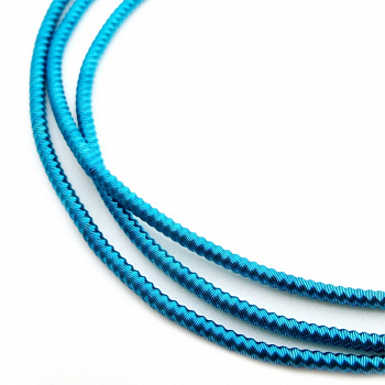 Канитель мягкая, гладкая KAN/MF1-21  глянец, лазурно-зеленый