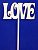 Топпер Love 15х9 см