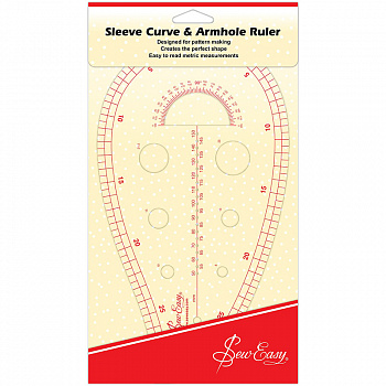 Лекало для изготовления проймы рукава NL4209 - HIMLINE  13.7 x 25,2 x 0,2 см