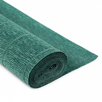 Гофрированная бумага GOF-180 «Blumentag» 50 см, рулон 2,5 м, цв.560 изумрудный