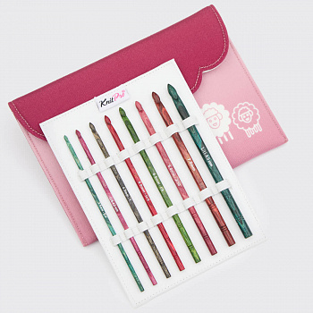 Набор деревянных односторонних крючков для вязания (делюкс) Deluxe Dreamz KnitPro 200649