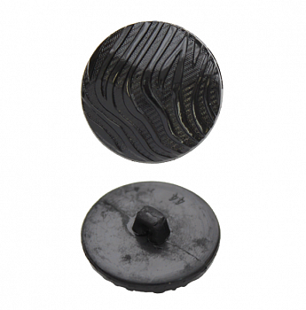 Пуговицы в тубе 5633  на ножке 28мм (310 черный) 12 шт.