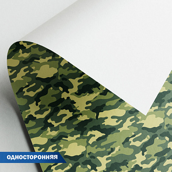 Упаковочная бумага односторонняя WPO-05 «Stilerra» 100 x 70 см, цвет 10 камуфляж