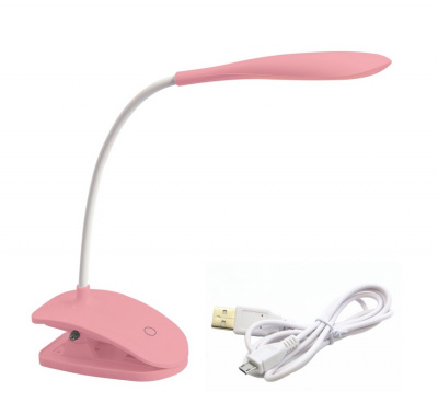 Светильник SSP-02 "Рукоделие" светодиодный на прищепке (цвет: розовый)