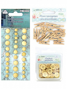 Набор для творчества "Рукоделие" NT-54 деревянный декор