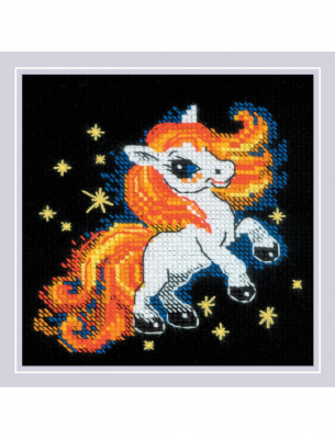 Набор для вышивания «Риолис» 2292 Огненная лошадка 15*15 см.