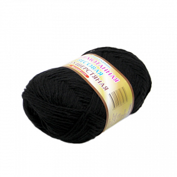 Перемотанная весовая полушерстянная (черный)