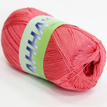 Анна 16, пряжа для ручного вязания 100г/530м (025, розовый)