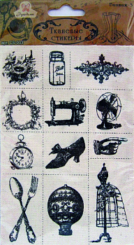Тканевые стикеры «Рукоделие» CS-003 Винтаж-3 