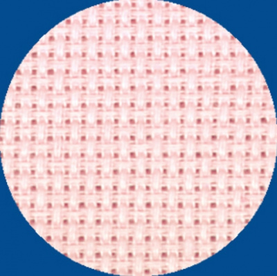 Канва Aida16 ct 100% хлопок, 110*100 смширина  цв.4430 розовый