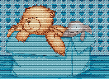 Набор для вышивания «Luca-S» B130 Медвежонок.22*17 cm