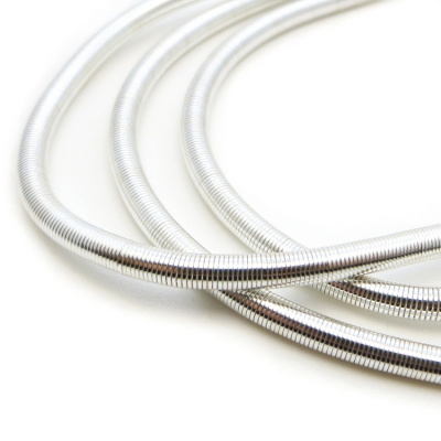 Канитель мягкая, гладкая KAN/MS-33  матовая, серебро