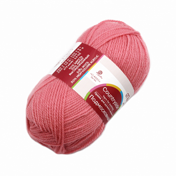 Подмосковная, пряжа для ручного вязания  (378, герань)