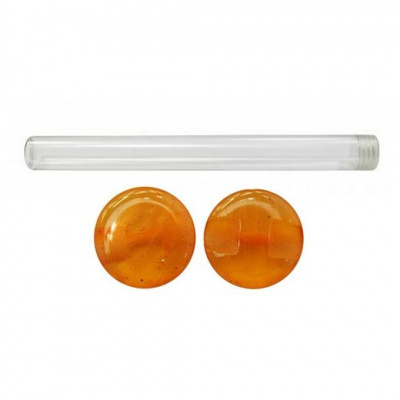 Пуговицы в тубе 0311-0398А  20L, 36 шт. C006 оранжевый
