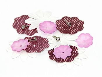 Бумажные цветы "Рукоделие" L1814 Любовь