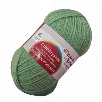 Подмосковная, пряжа для ручного вязания  (494, св.хаки)