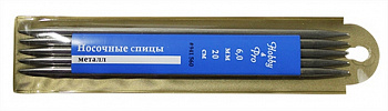 Спицы Hobby&Pro 941560 носочные металл (5шт.) 6,0 мм х 20см