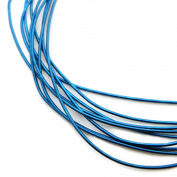 Канитель мягкая, гладкая KAN/MD0,5-19 глянц, темный циан