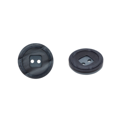 Пуговица в тубе 0311-1186A - цвет серый 34L - уп/24шт