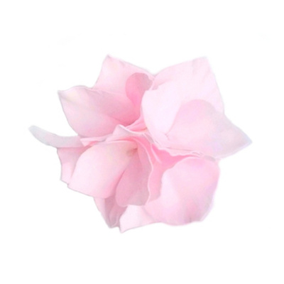 Ревелюровые цветы "FomFantasy" Г-004, гортензия (4,5 * 3 см)  цв.св.розовый